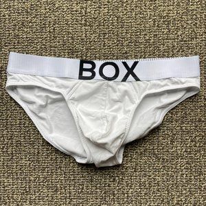 Box Menswear Brief - White (Medium, NWOT)